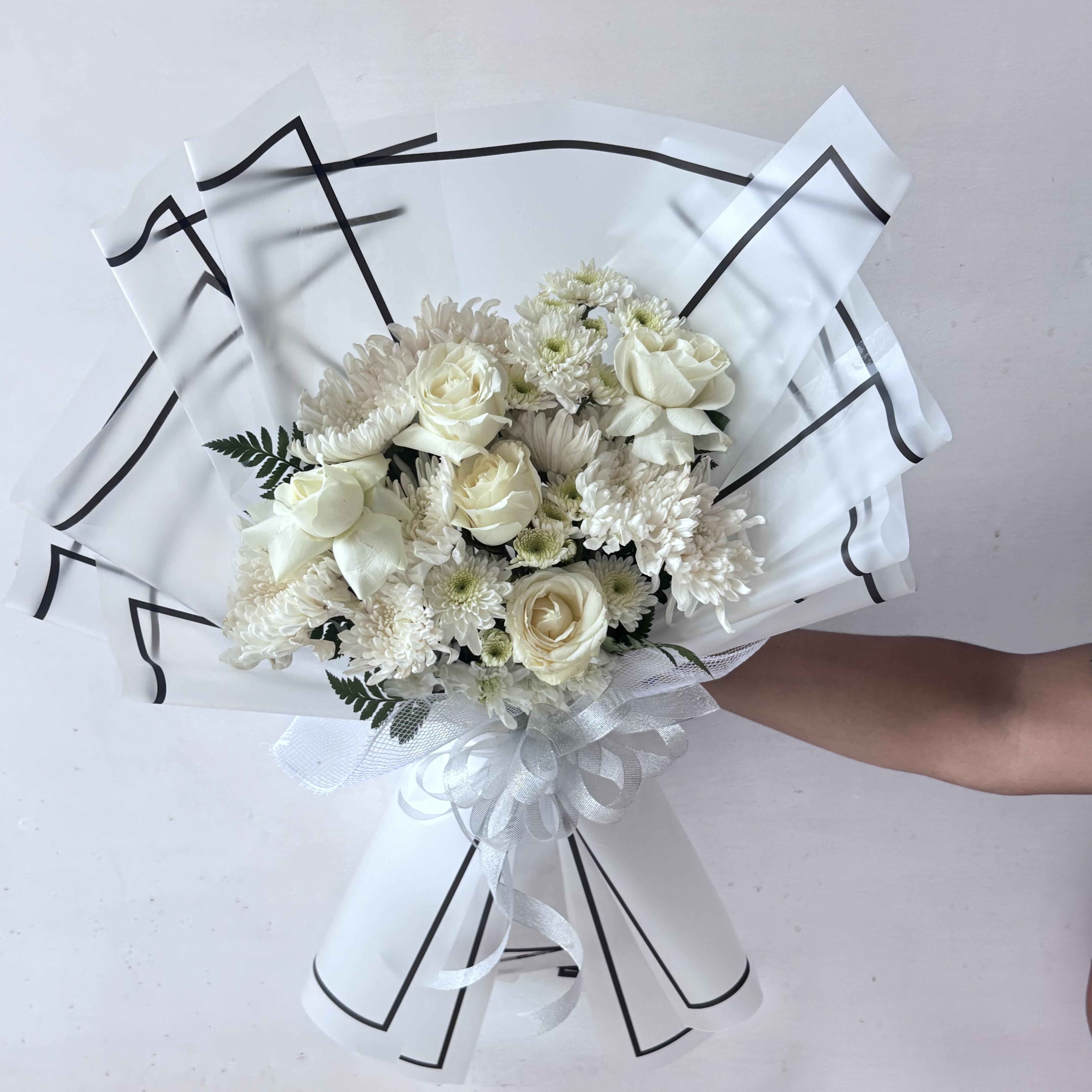 Elegant White Flower Bouquet