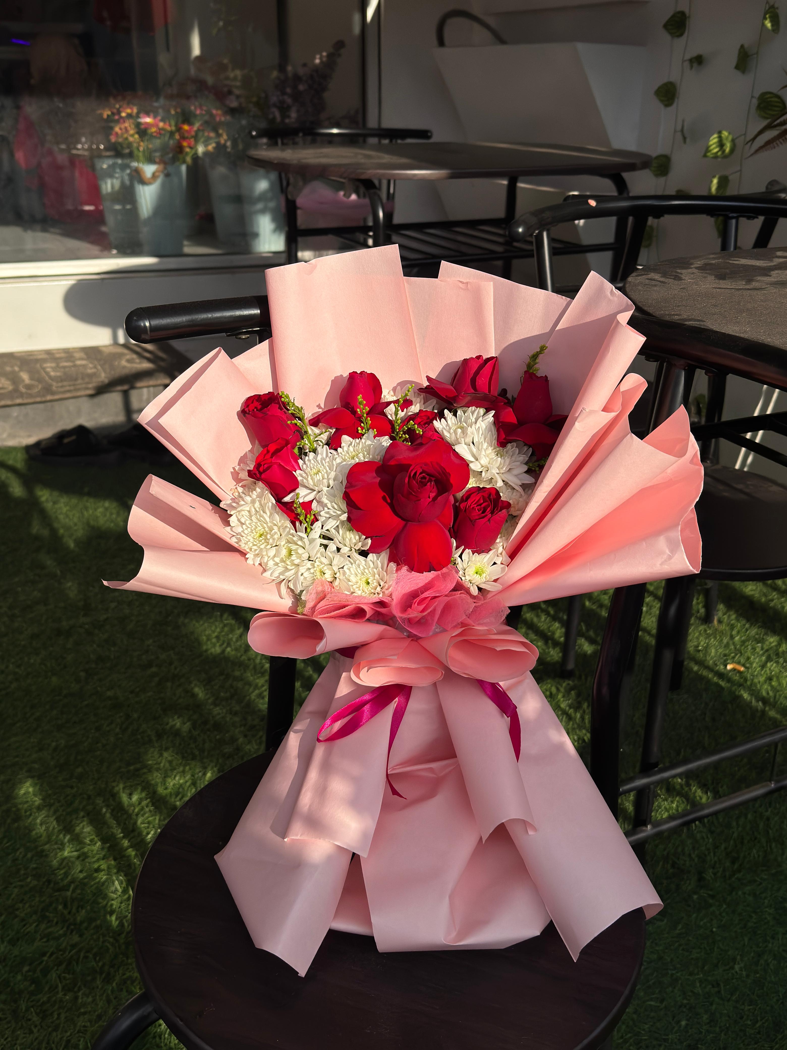 Rose and Chrysanthemum Bouquet