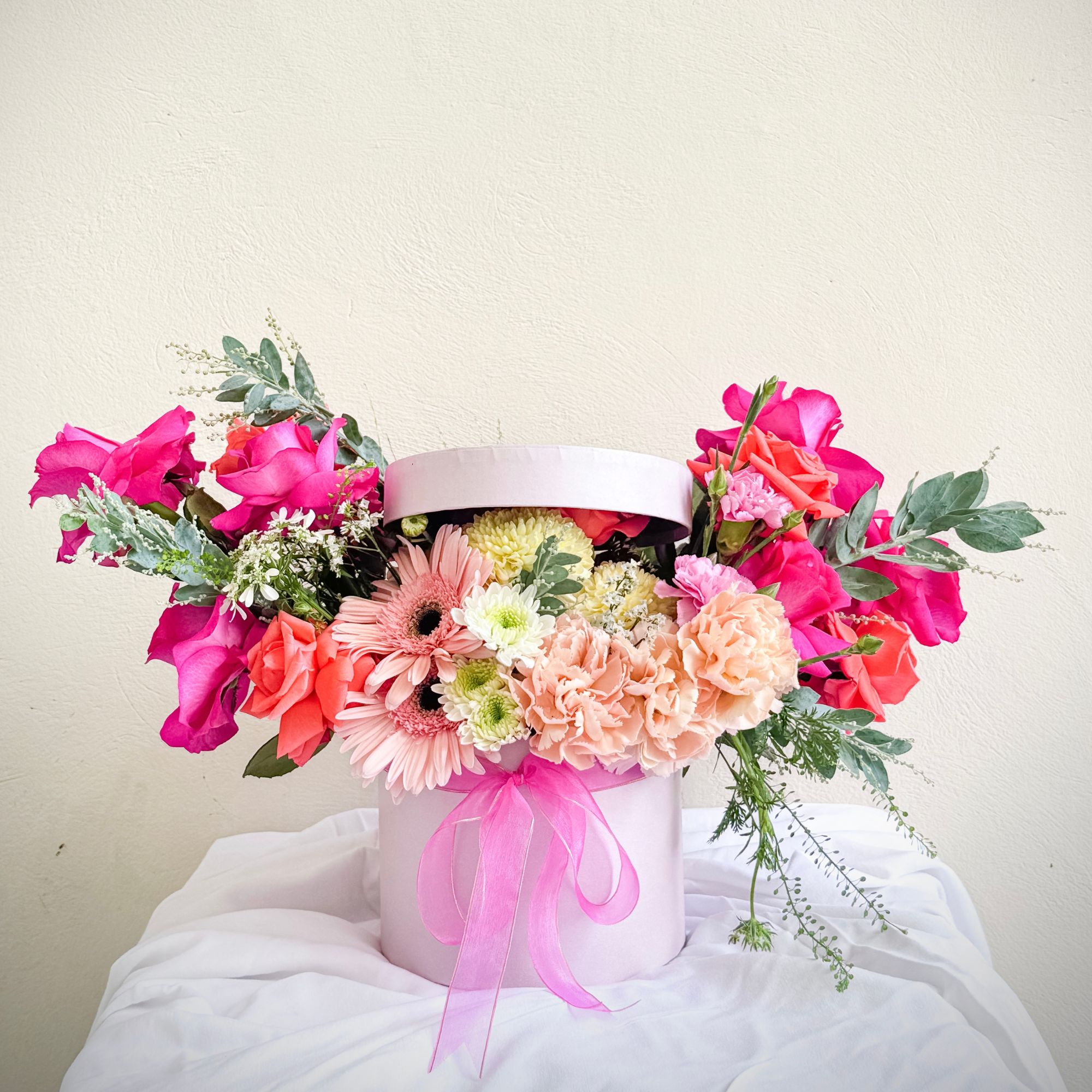 Elegant Pink Floral Arrangement Bloombox