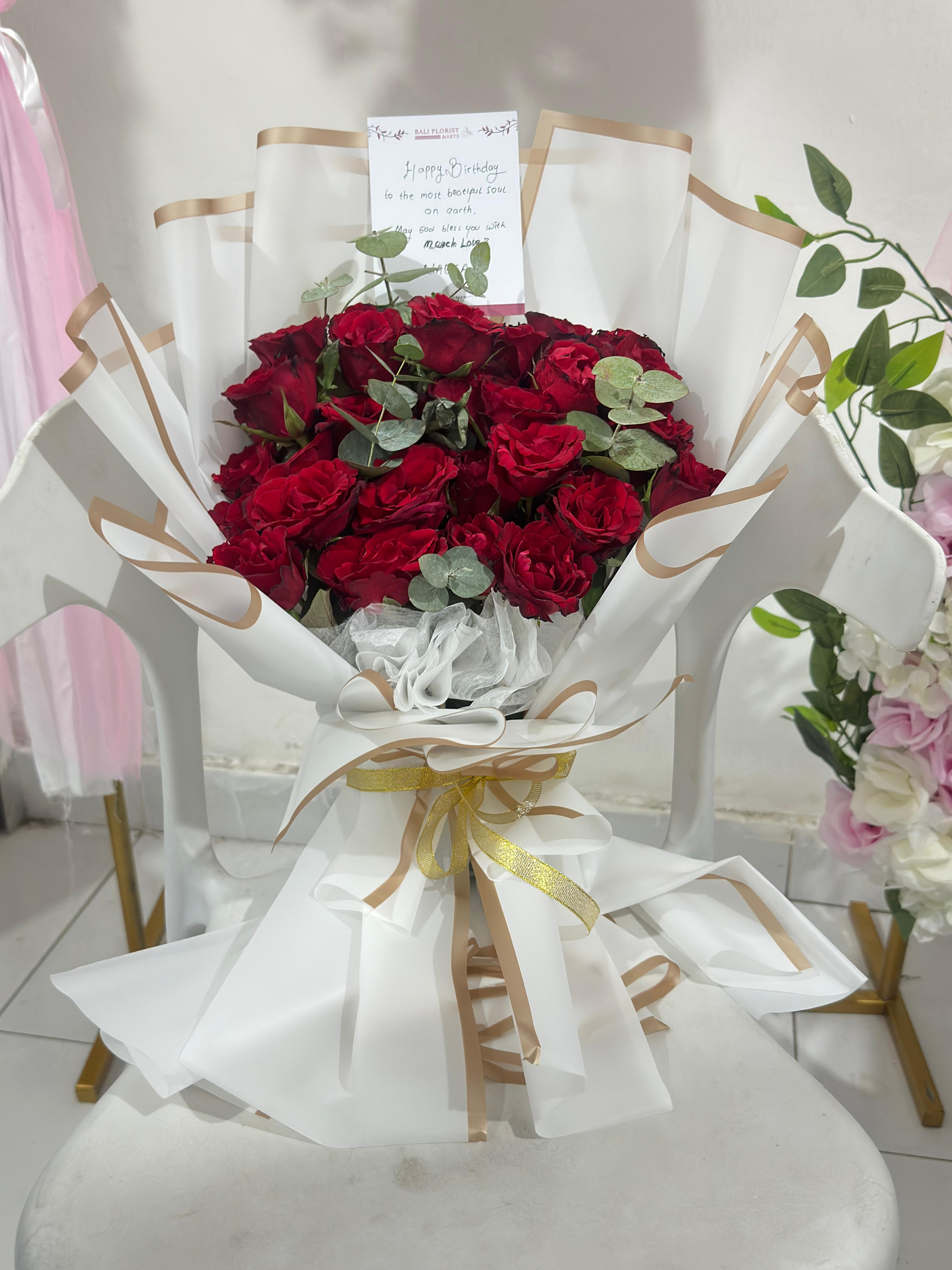 20 Stalkas of Red Rose Bouquet