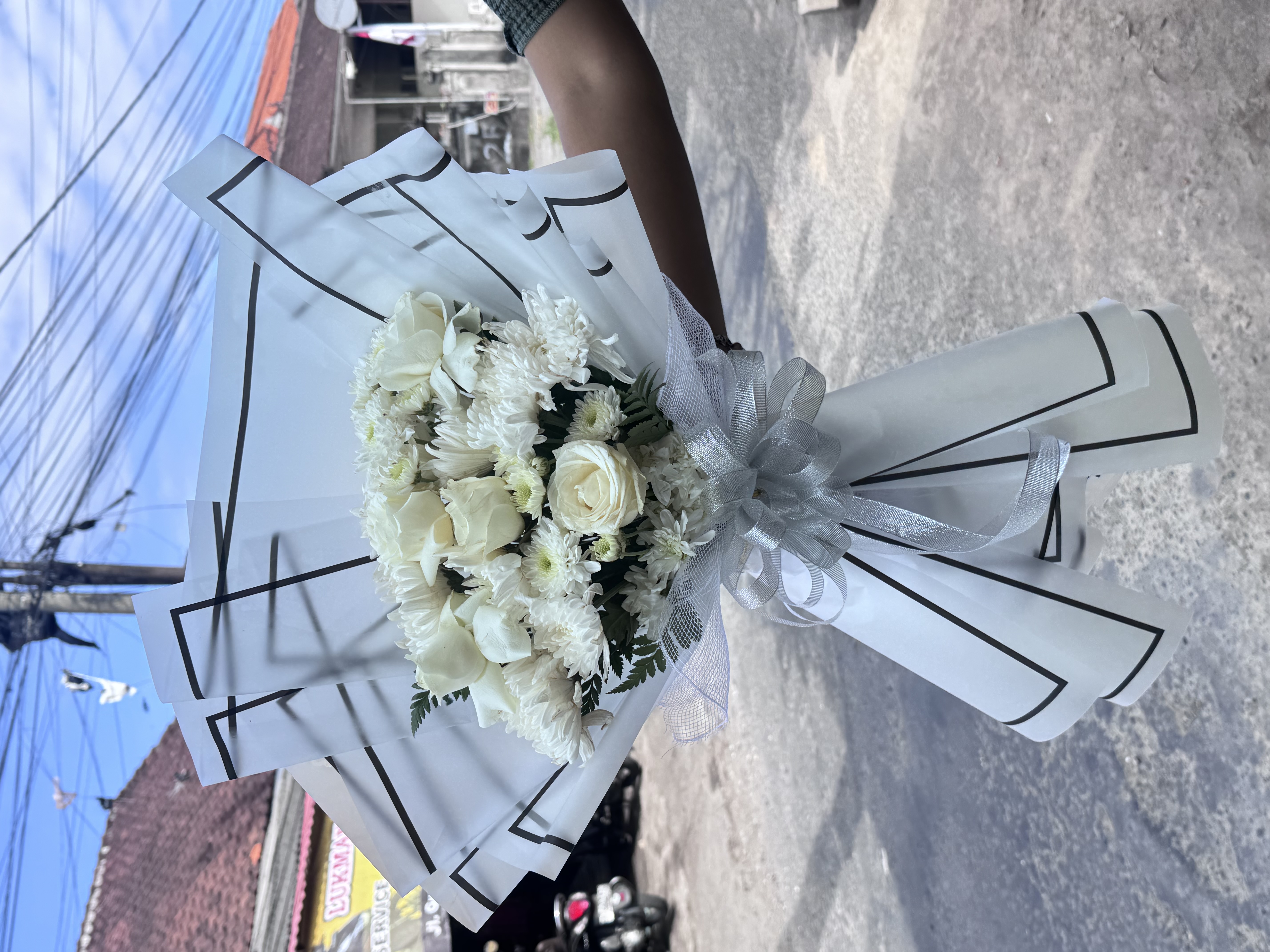 Elegant White Flower Bouquet