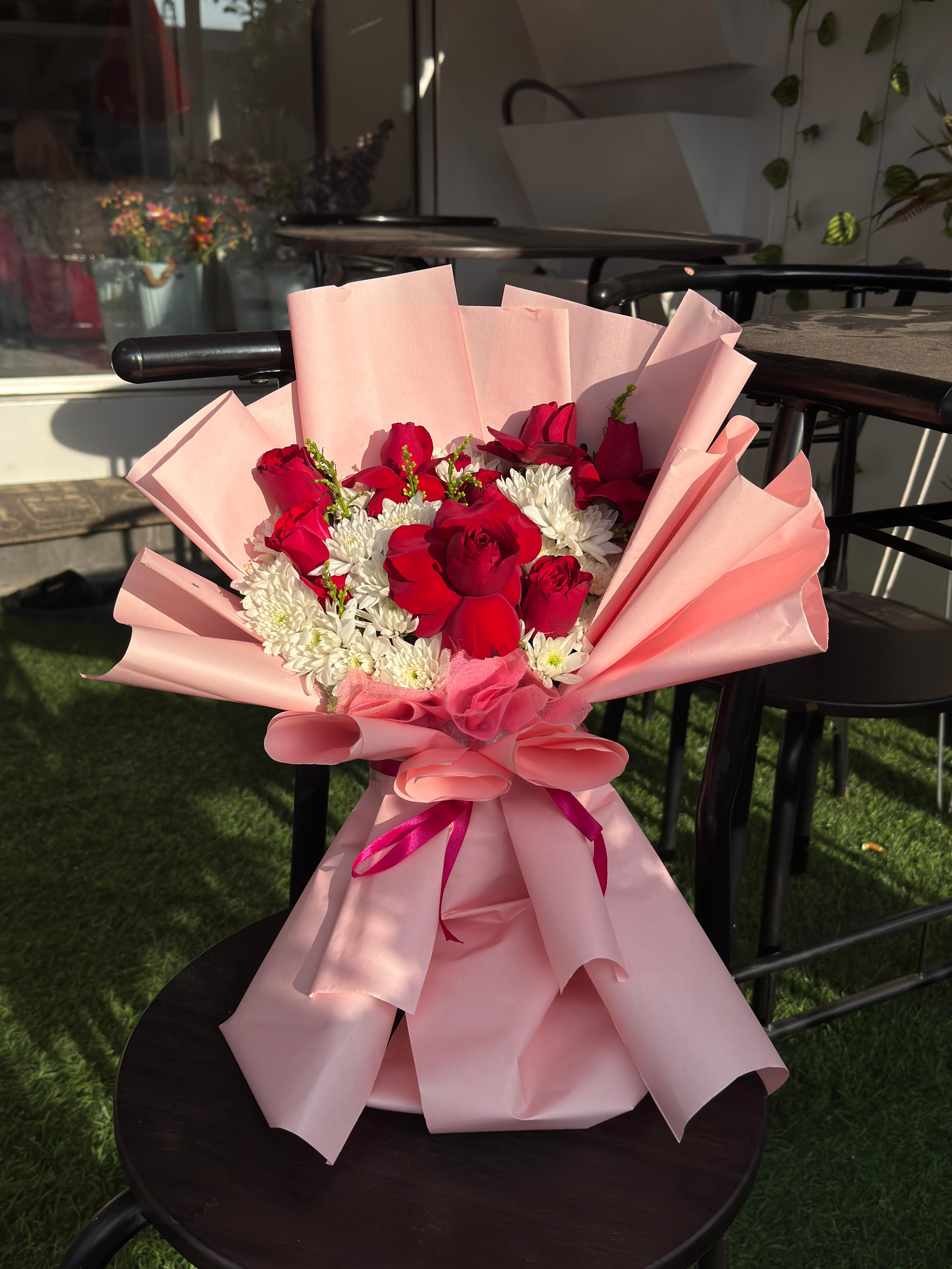 Rose and Chrysanthemum Bouquet