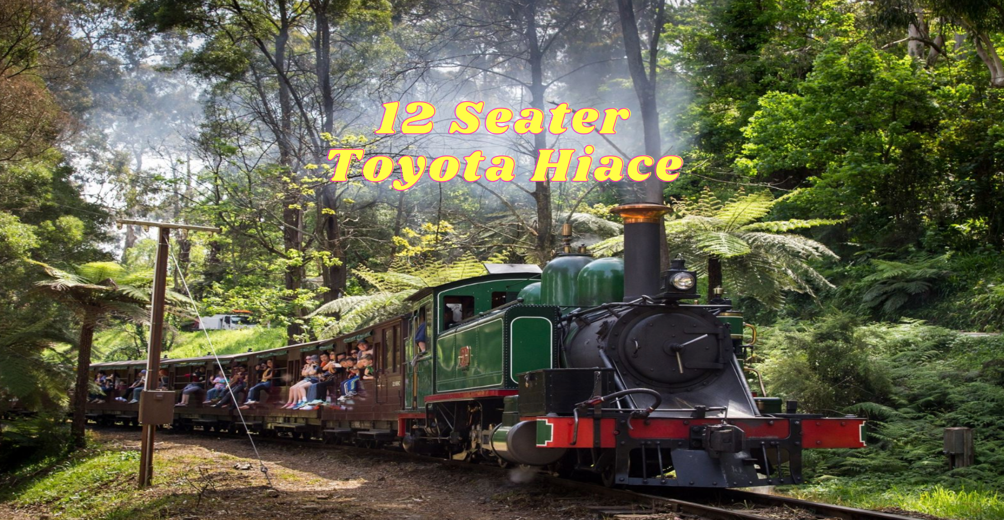 One Day Puffing Billy & Phillip Island Penguin Parade Tour -12 seater Toyota Hiace