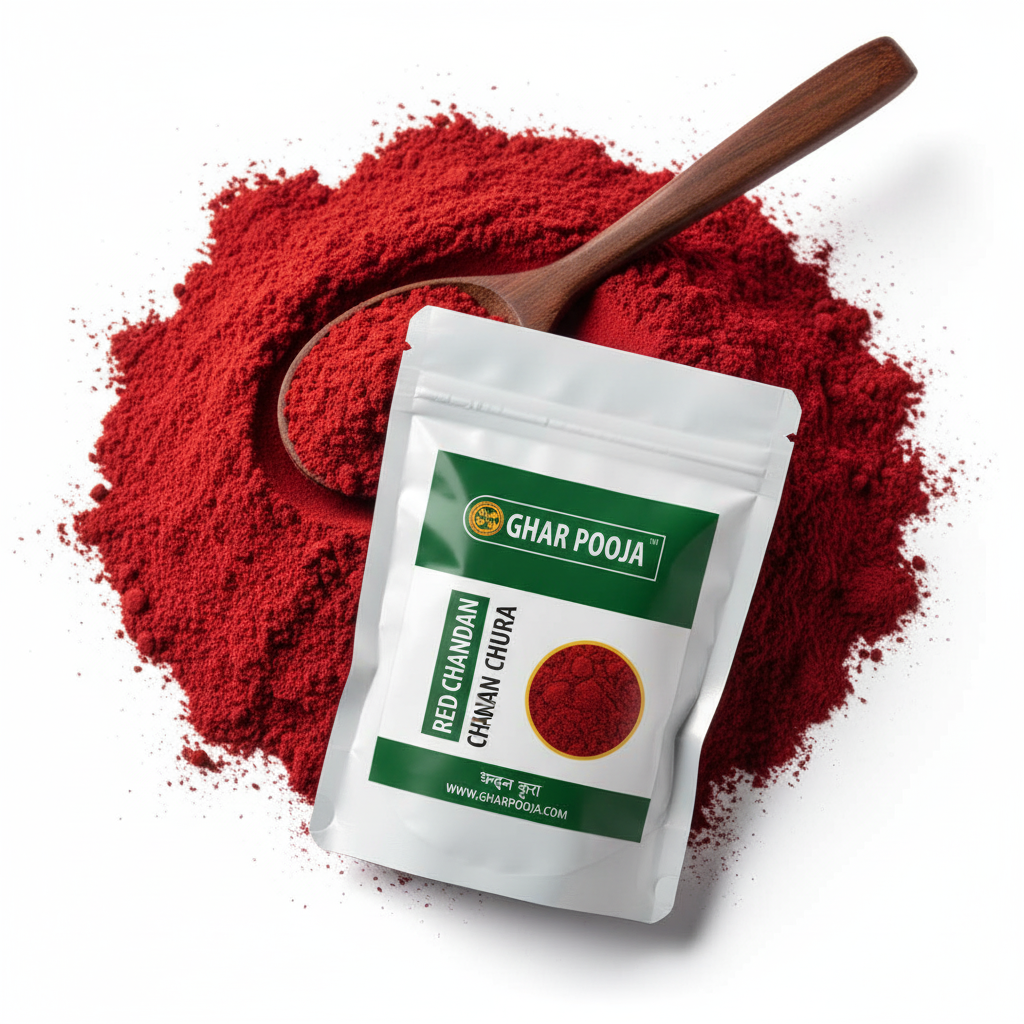 Ghar Pooja Red Sandalwood Lal Chandan Powder | Red Chandan Chura