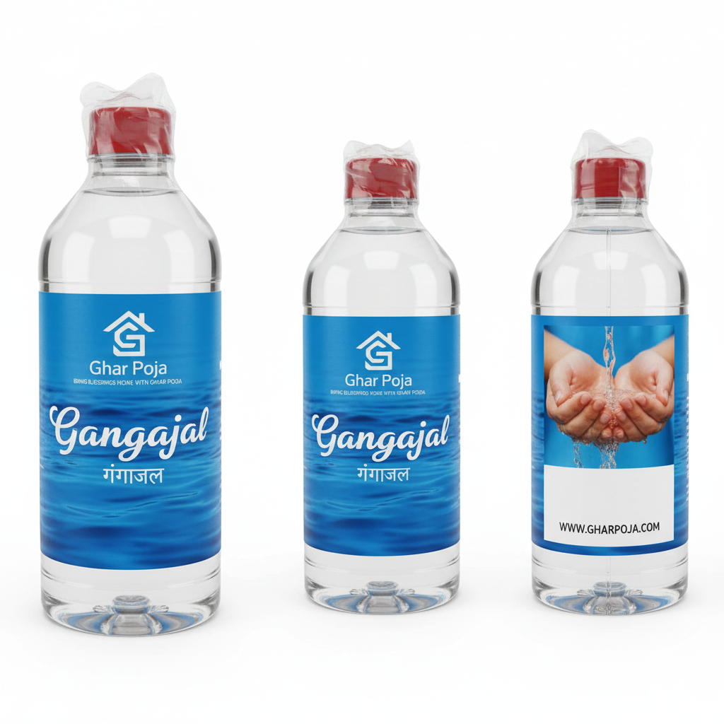 Gangotri Ganga Jal Bottle For Puja - 1 Liter