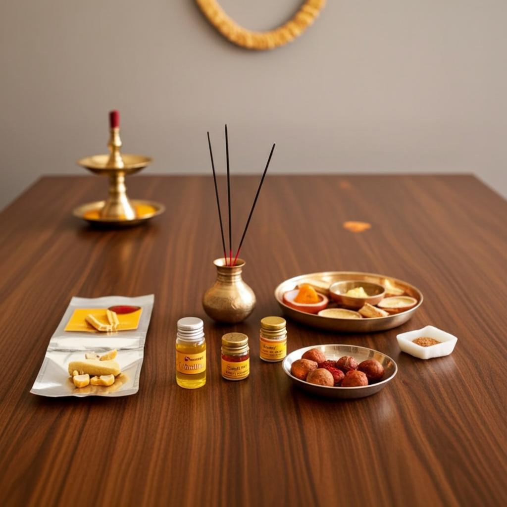 GharPooja's Stress-Free Chola: Everything You Need for Hanuman Puja (9 Items)	