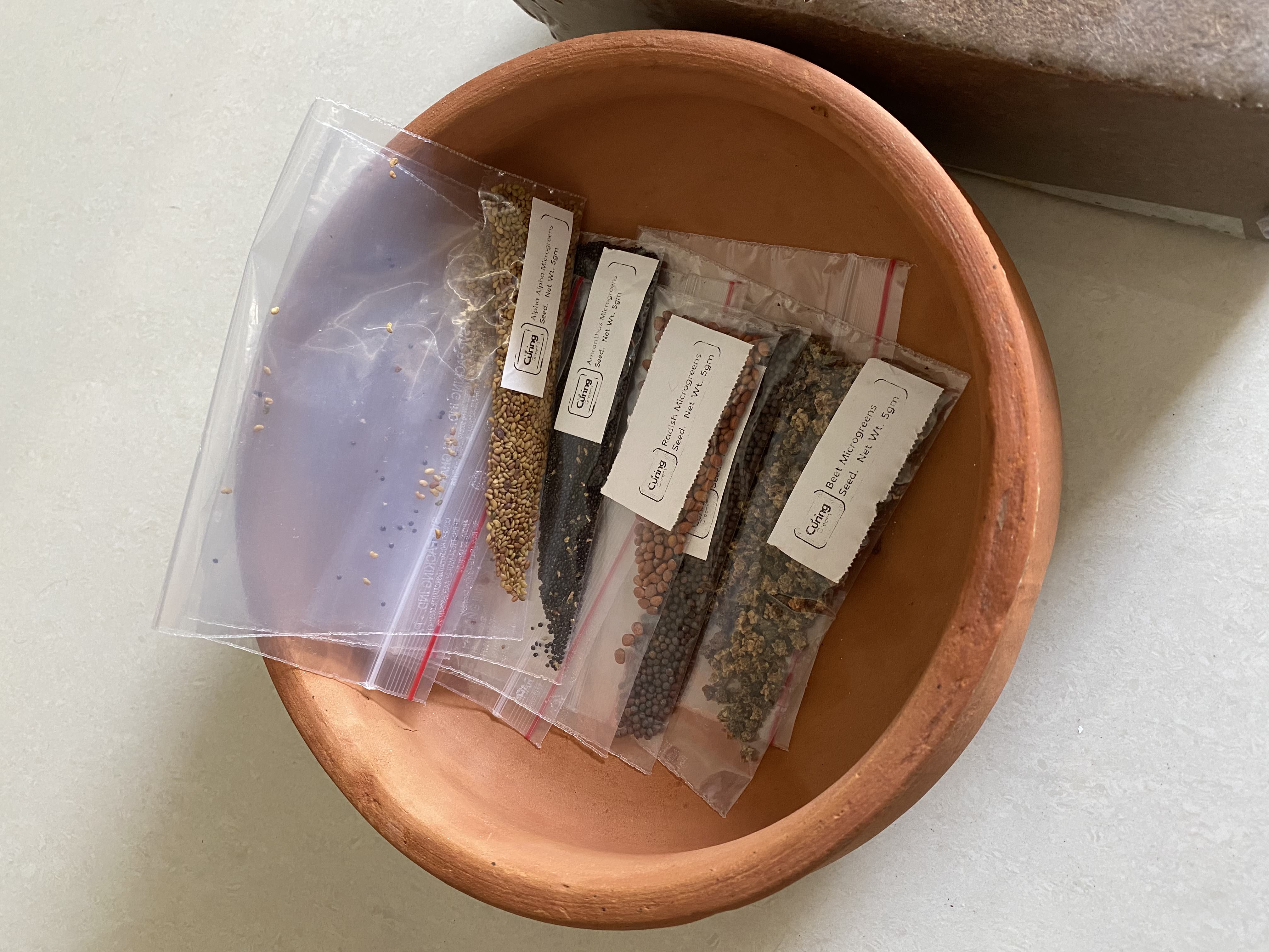 Earthen Microgreens Growing Kit