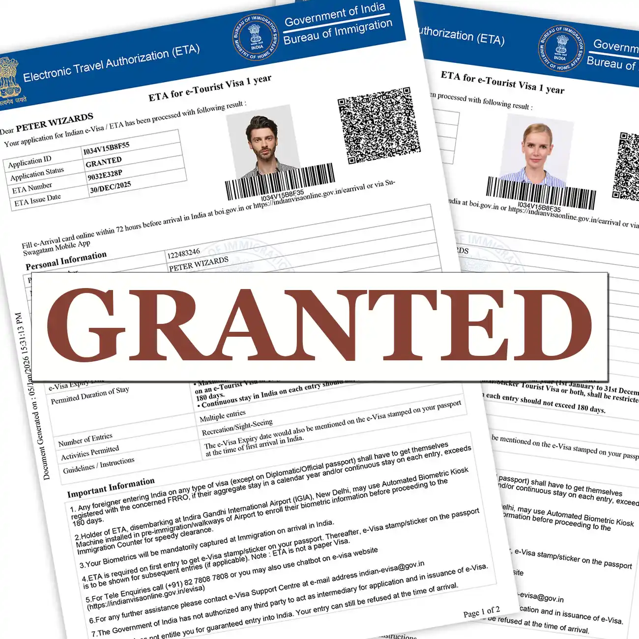 Indian Visa Application 