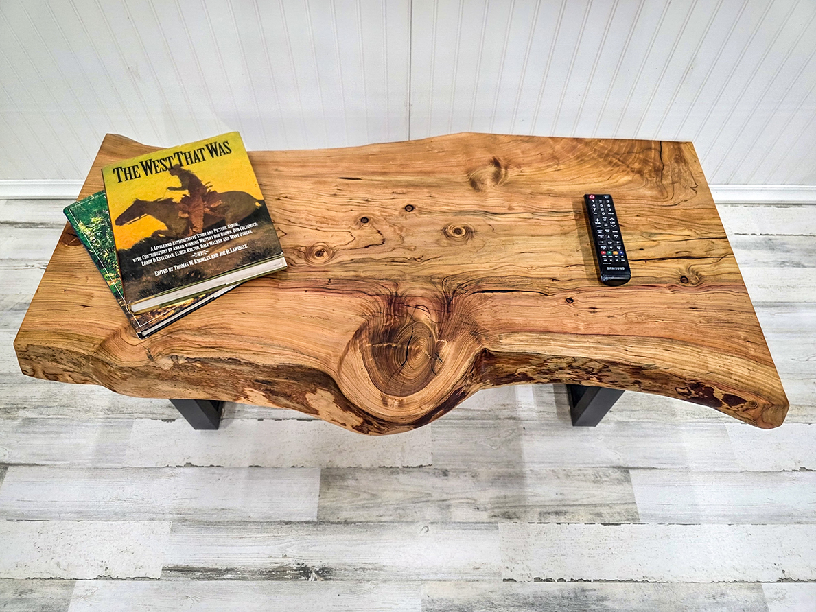 Live Edge Deodar Cedar Coffee Table #2