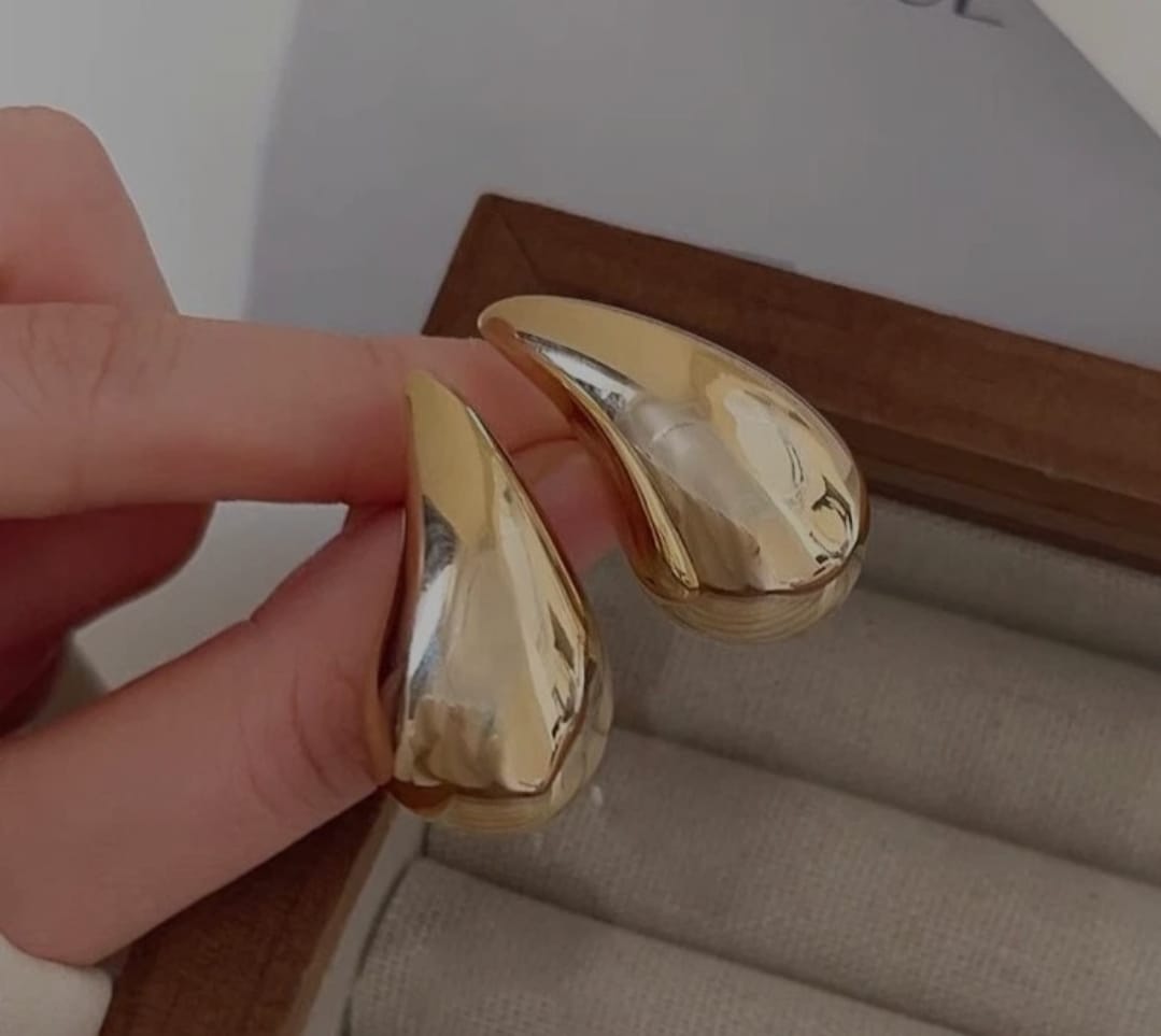 Gold Sculptural Earrings