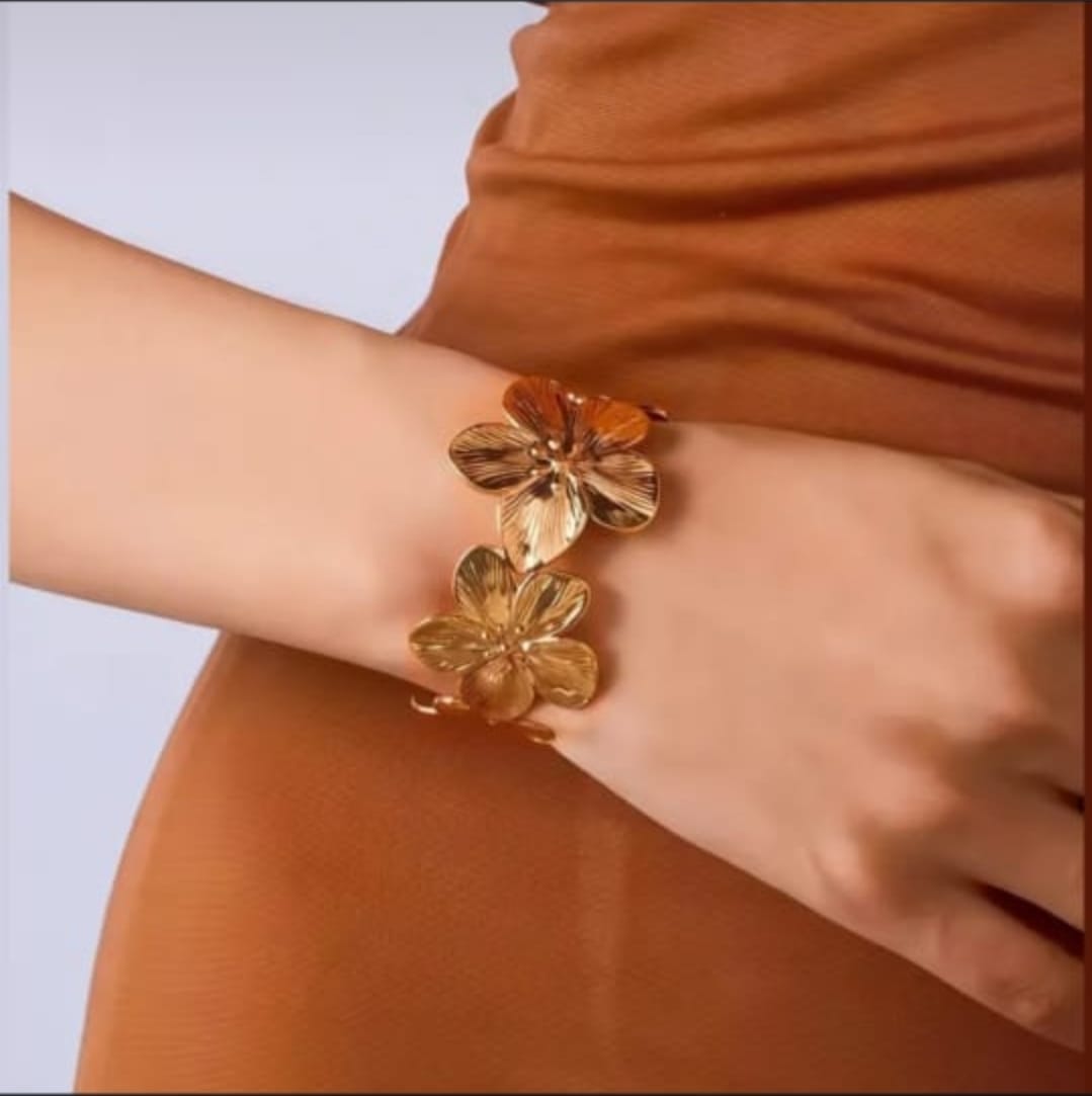 Golden Flower Bracelet