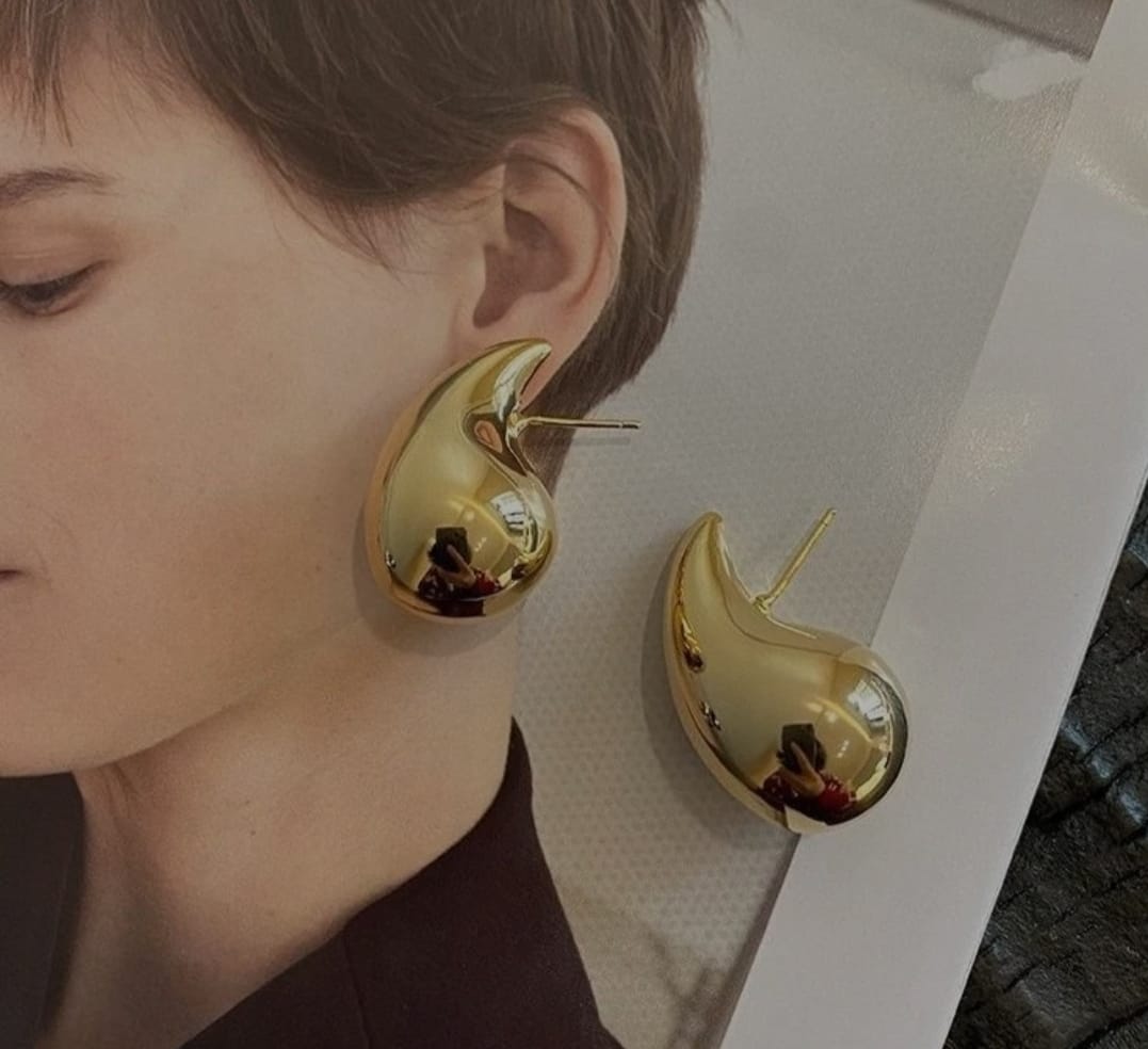 Gold Sculptural Earrings