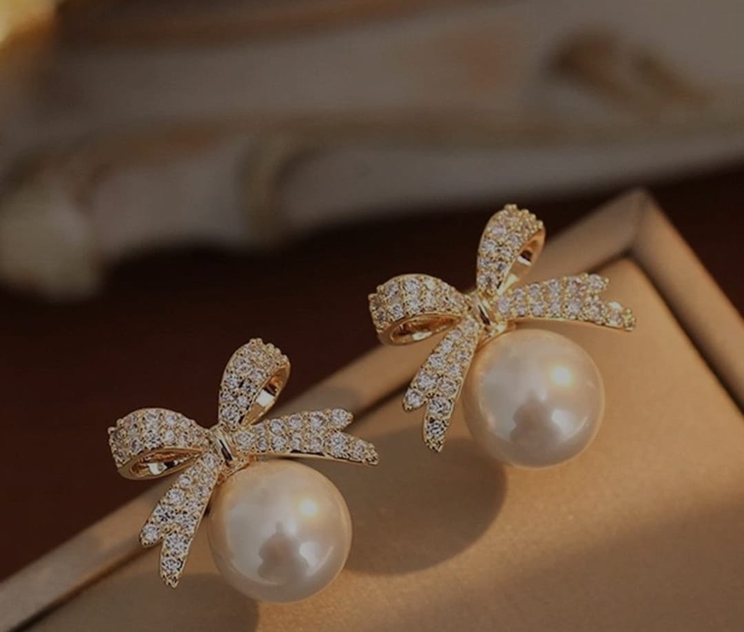 Pearl Bow Tops