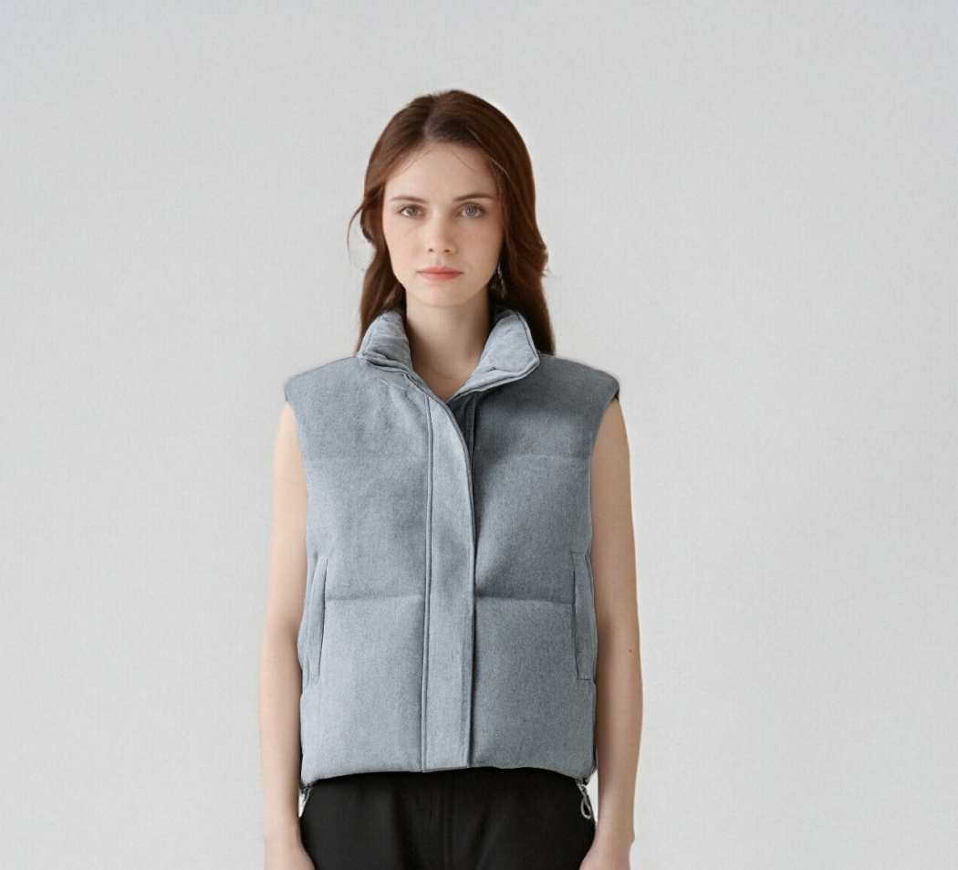 Light Grey Padded Vest