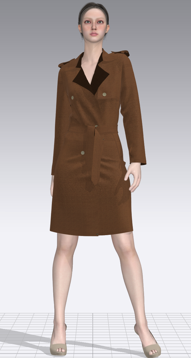 Double-Breasted Trench Coat