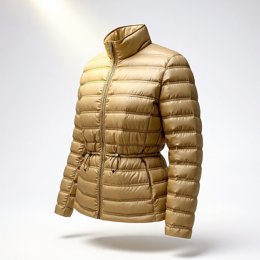 Golden Puffer Jacket