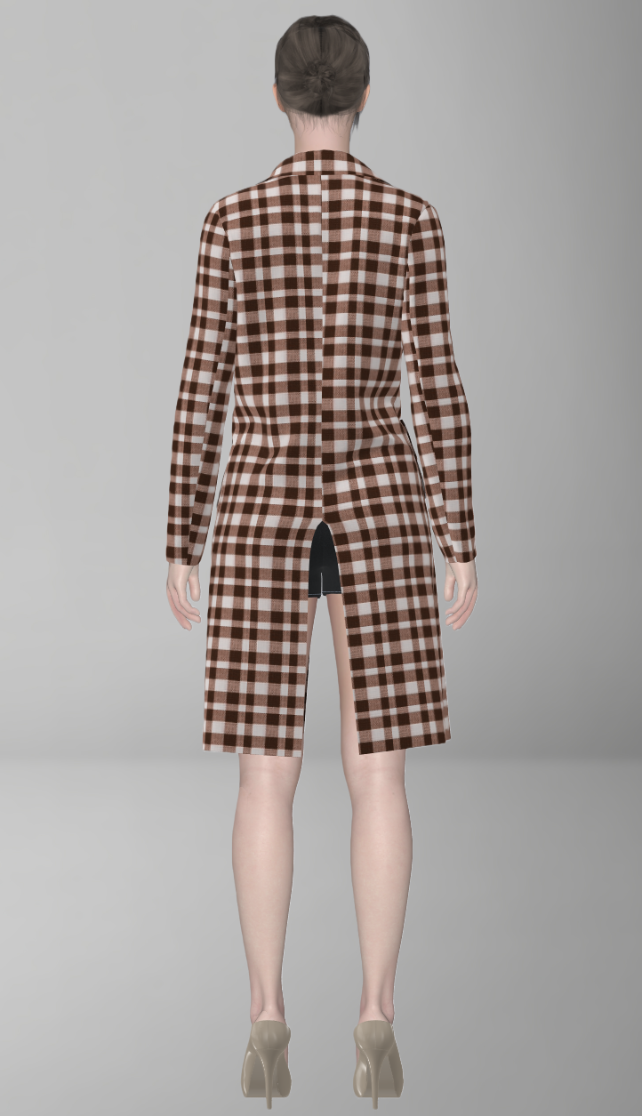  Lapel Collar Trench Coat