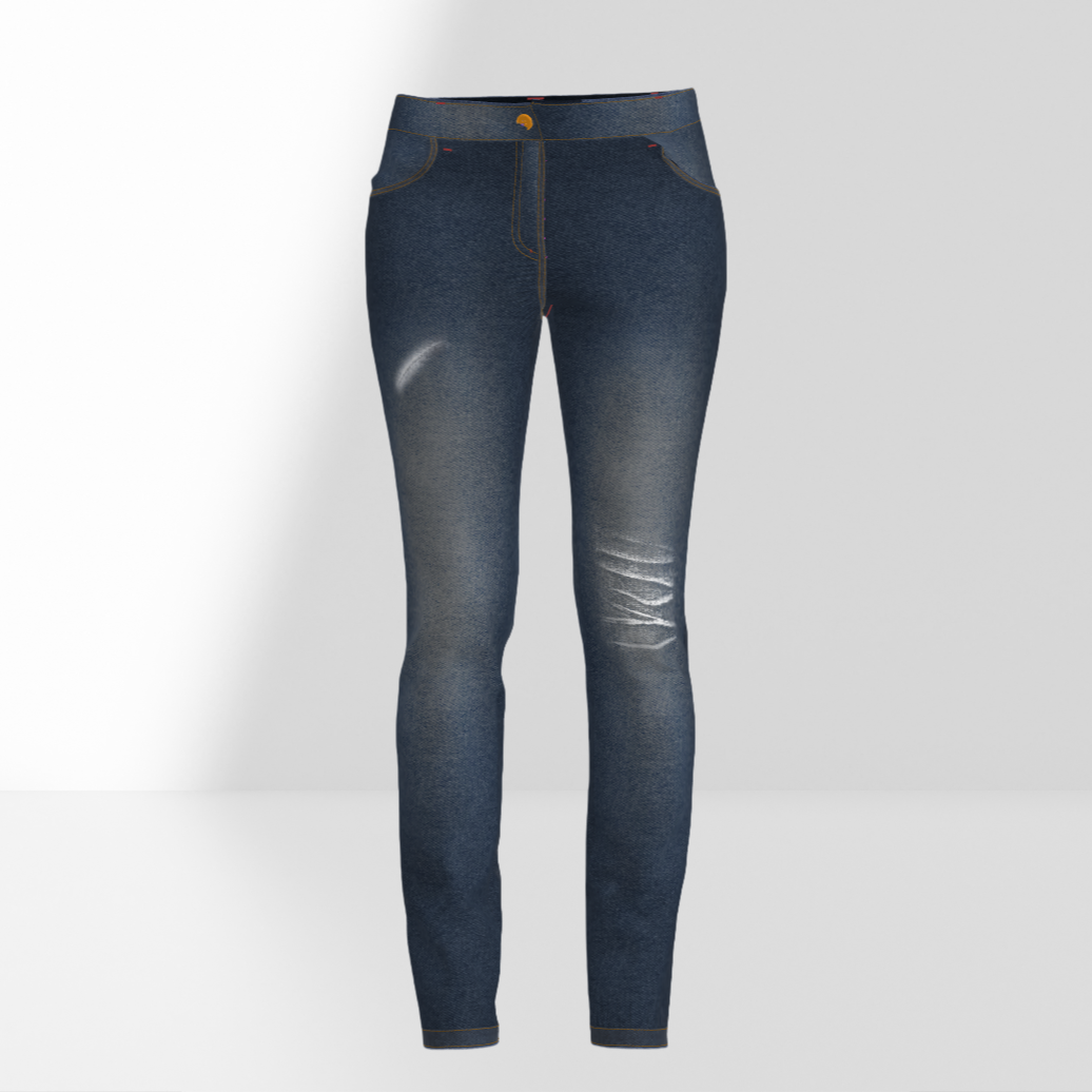 Women’s Slim Fit Distressed Jeans