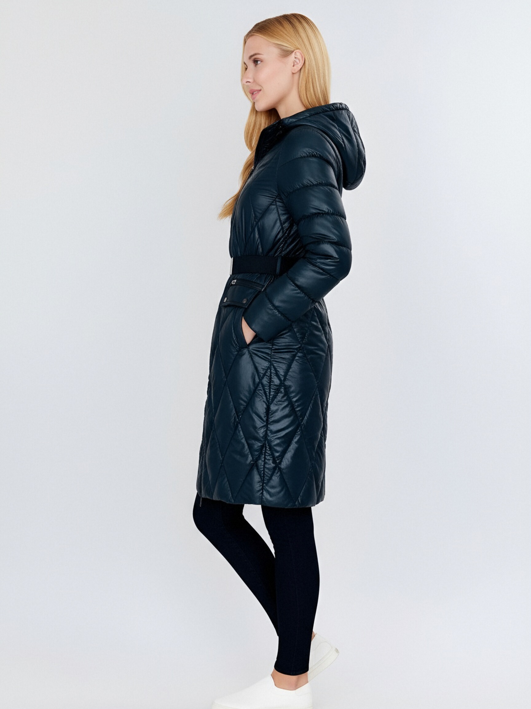Women's Quilted Long Puffer Coat