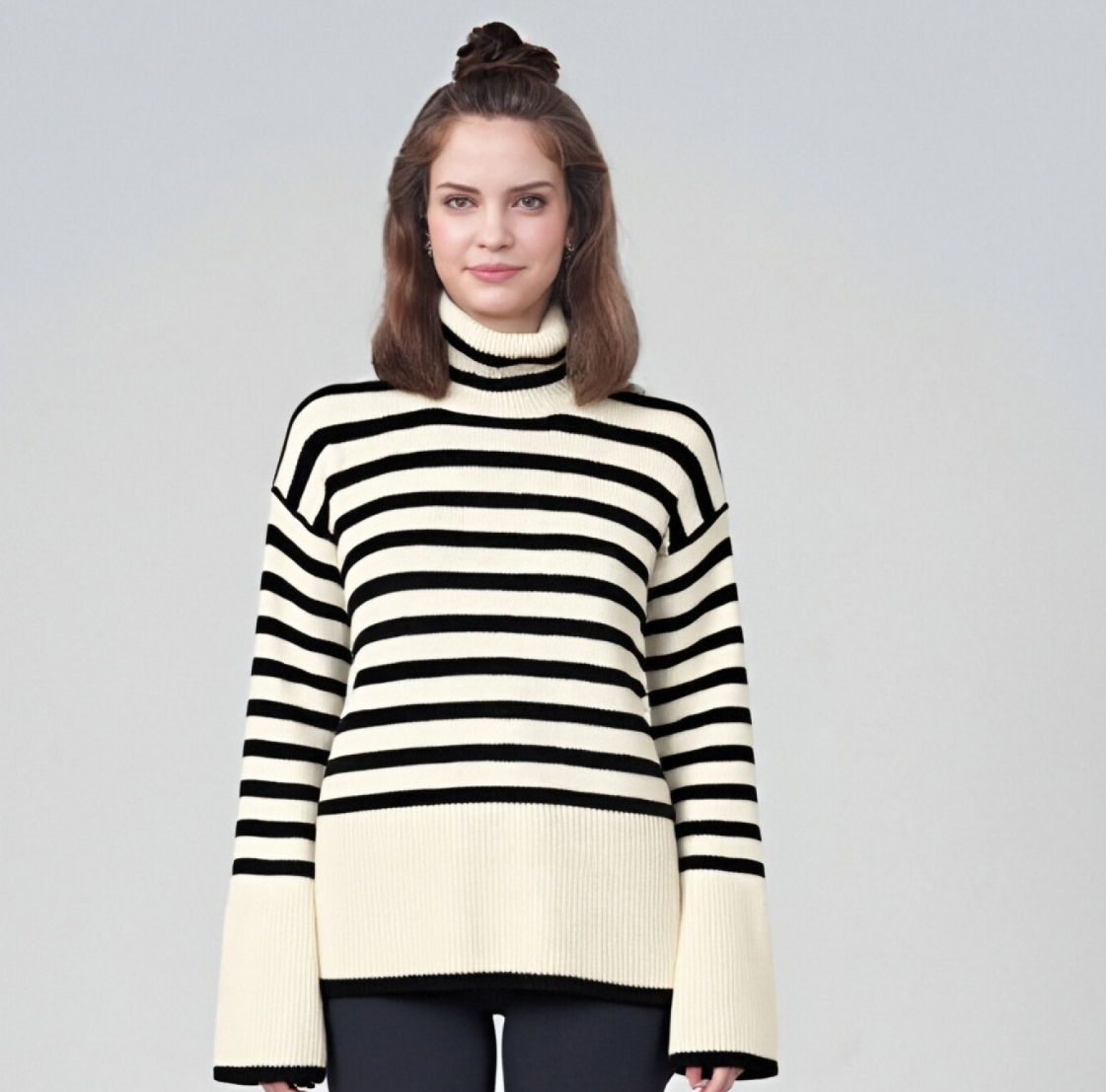 Oversized tunic sweater