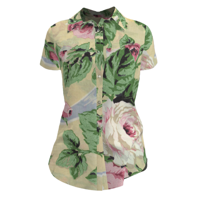 Tropical Print   Camp Shirt