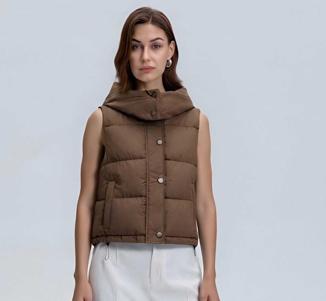 Brown Padded Vest
