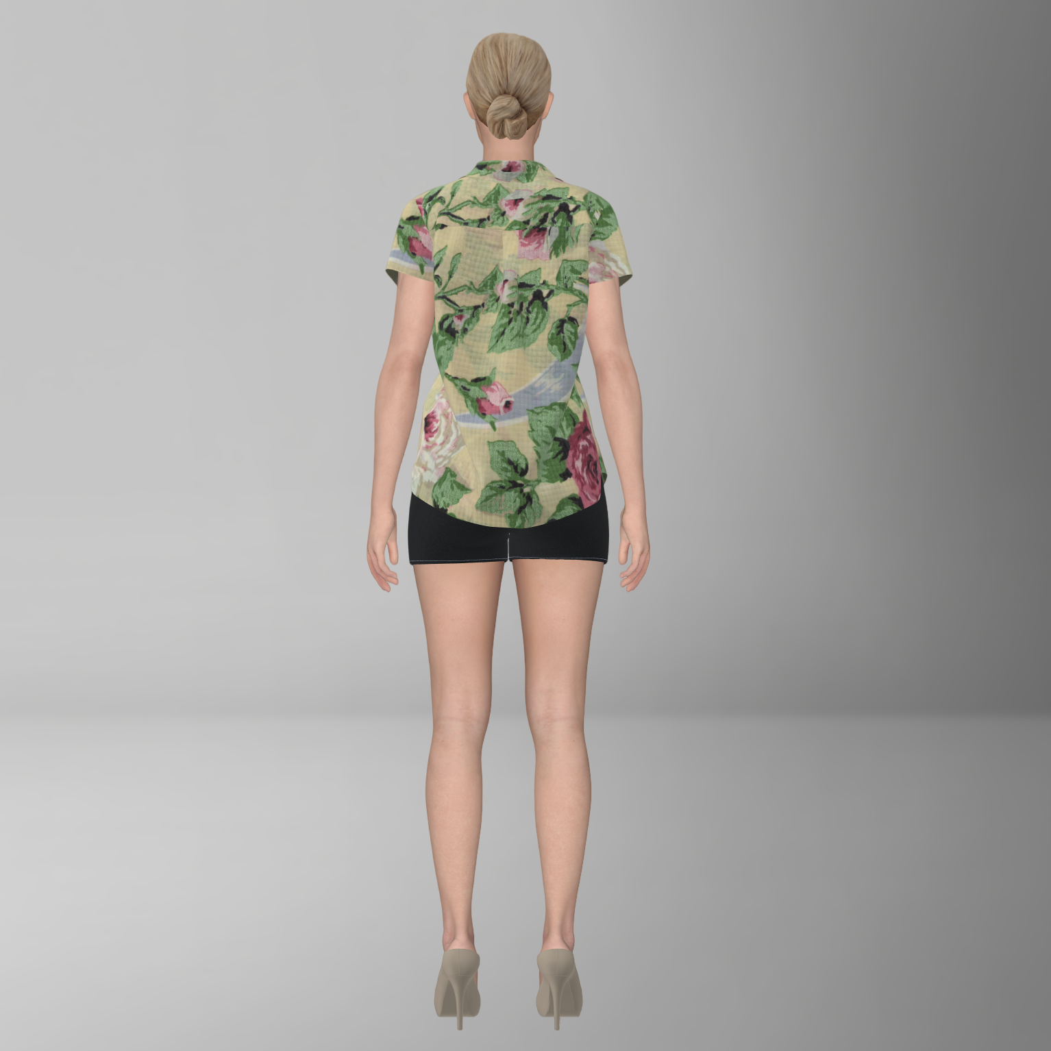 Tropical Print   Camp Shirt