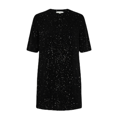 Black Sequin Dress