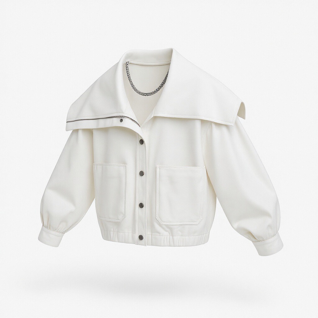 White Oversized Jacket