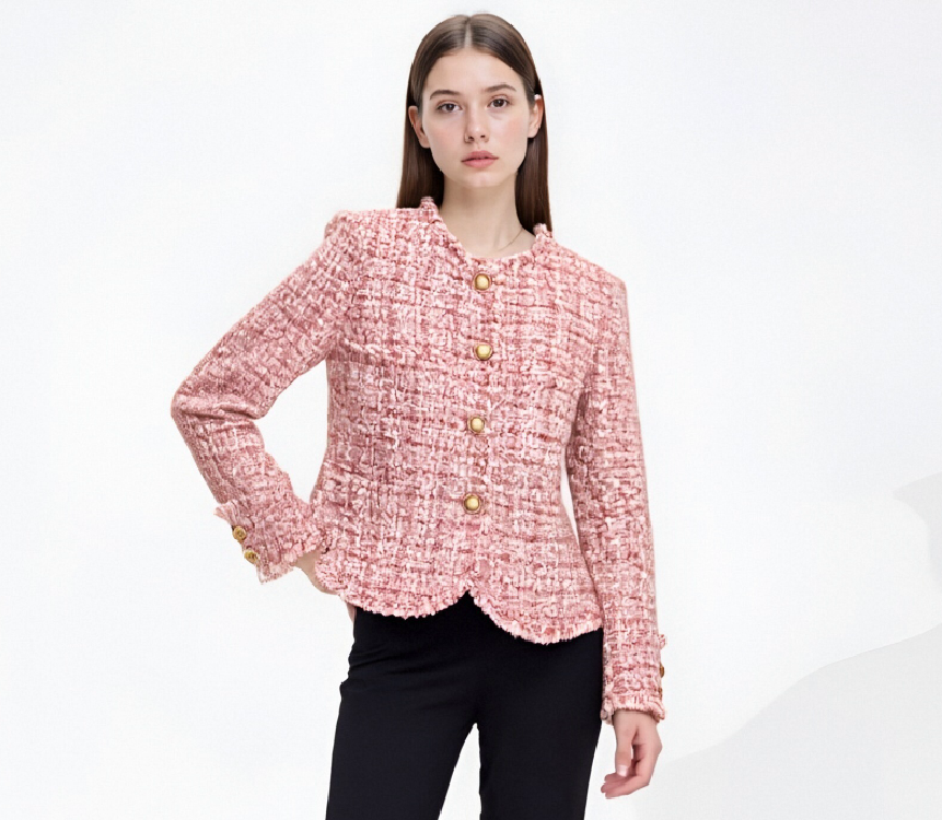 Pink Tweed Jacket