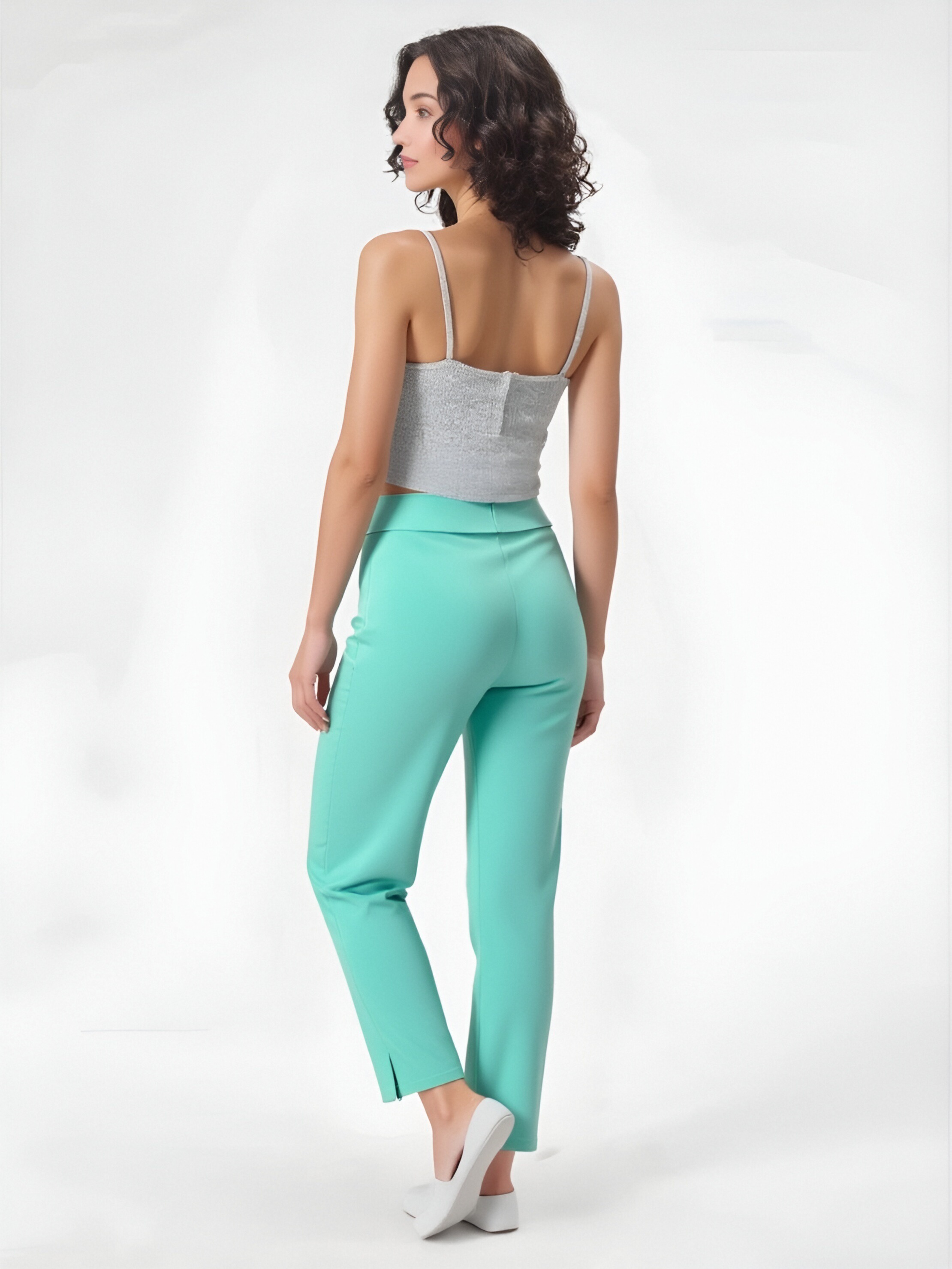Mint Green Capri Pants
