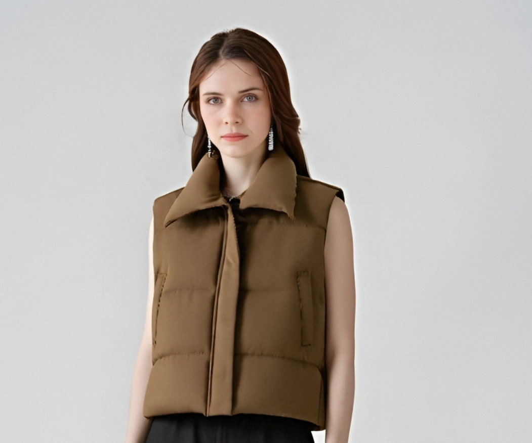 Brown Padded Vest