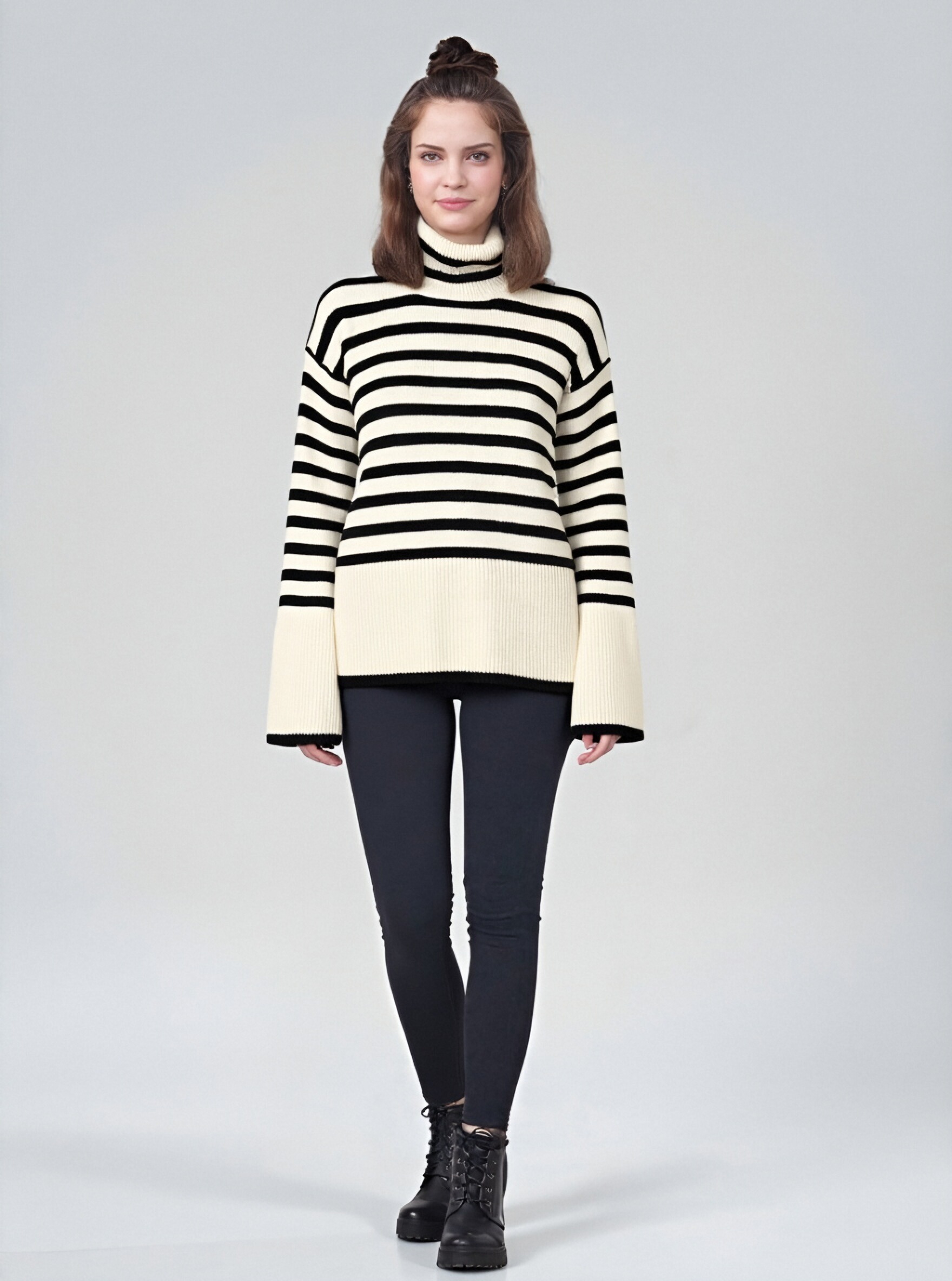 Oversized tunic sweater