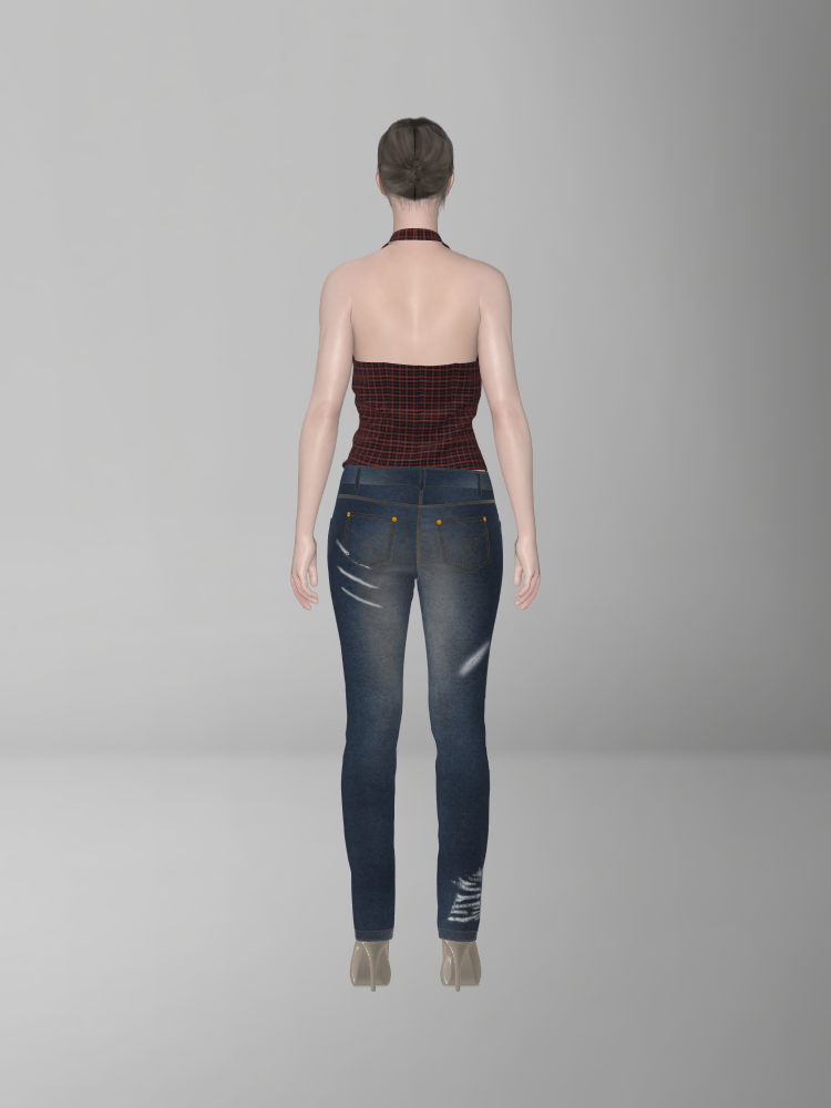  Double Breasted Check Vest