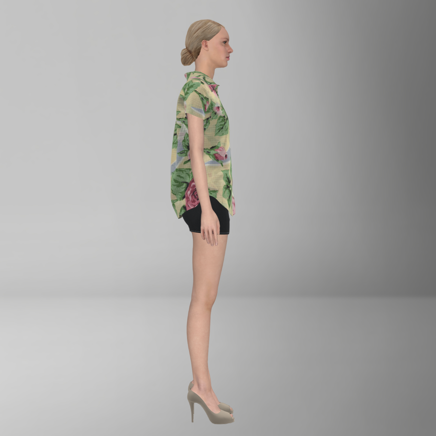 Tropical Print   Camp Shirt