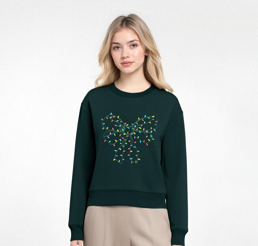 Festive Bow Sweatshirt