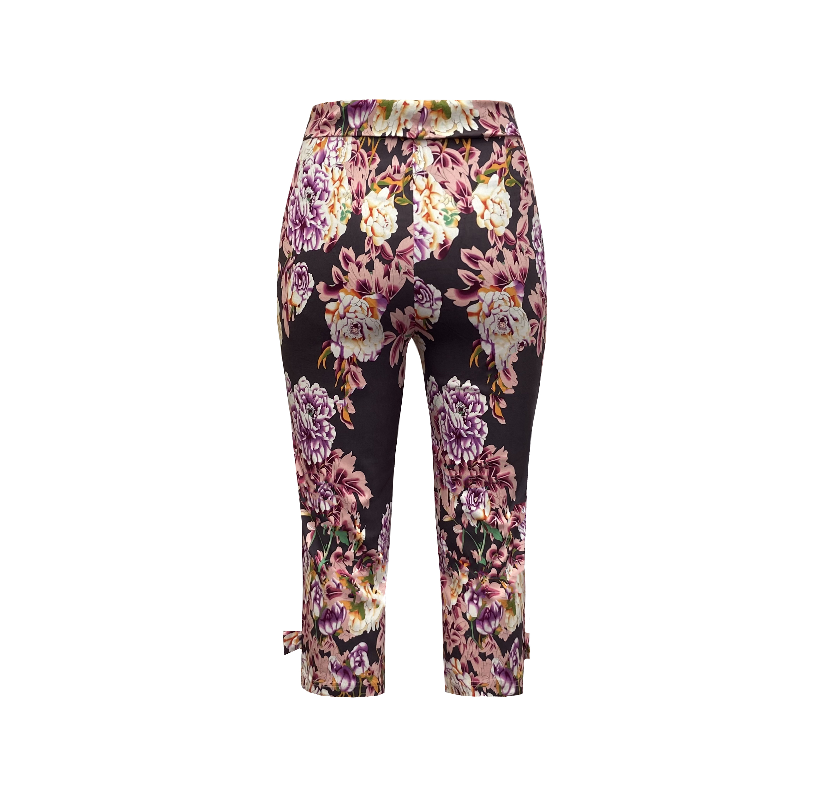 Floral Print Capri Pants