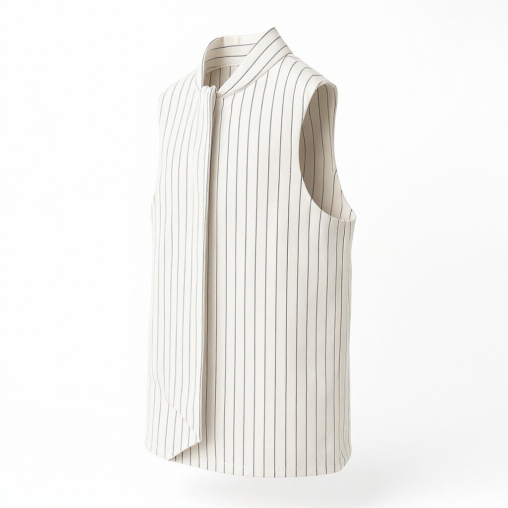 Sleeveless Striped Shirt