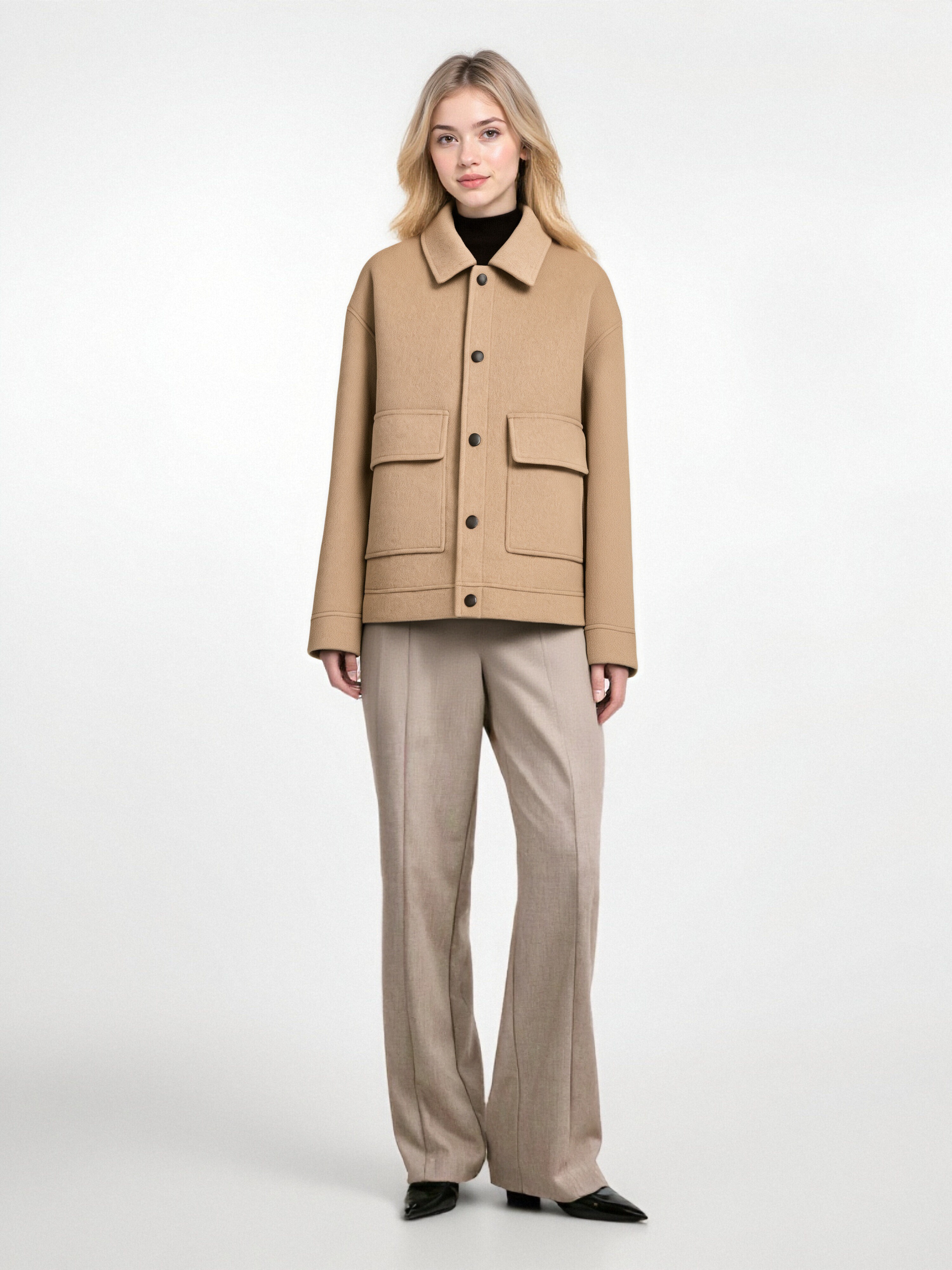 Camel Wool Jacket