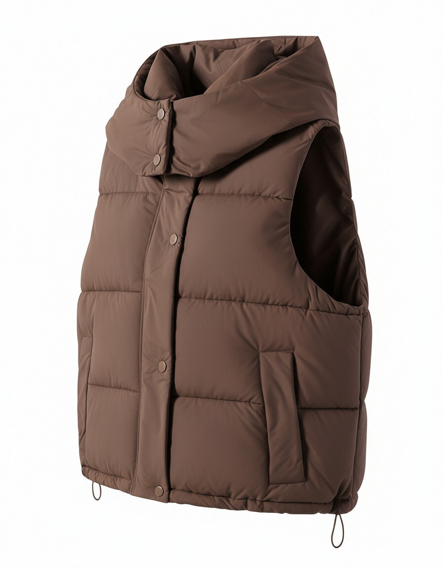 Brown Padded Vest