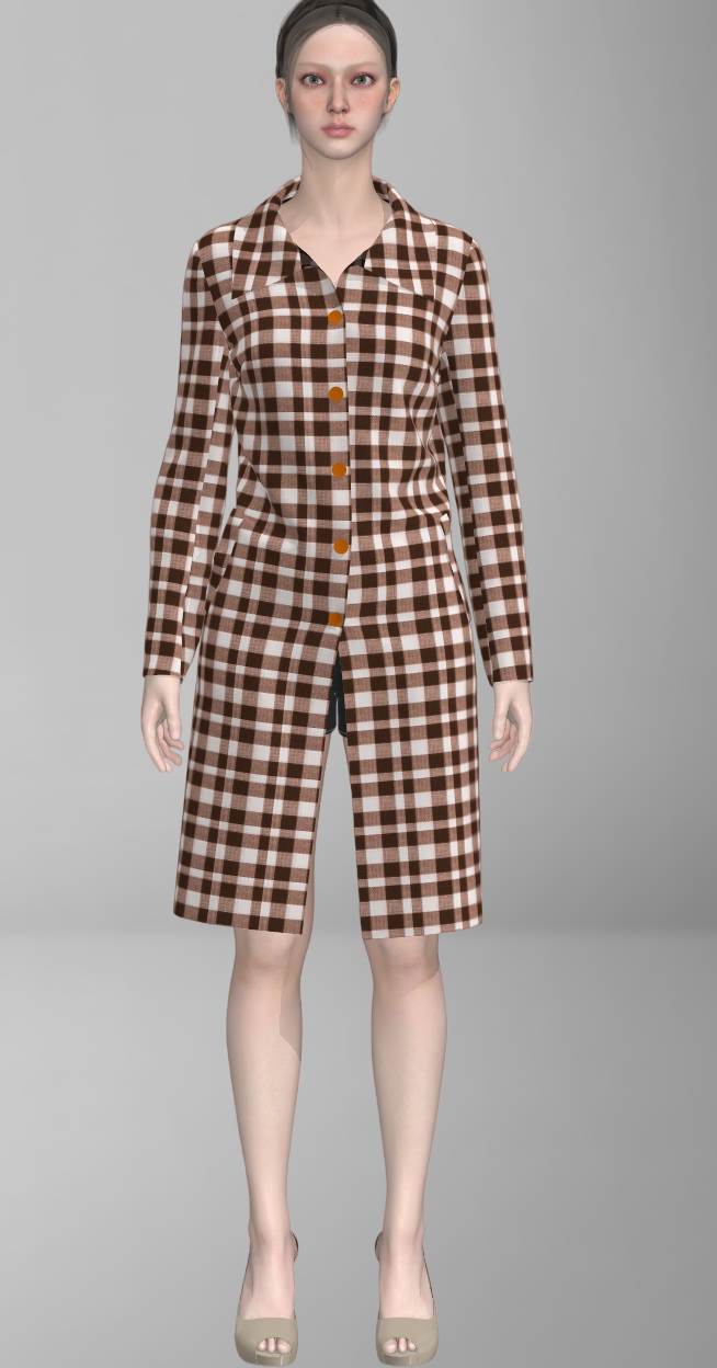  Lapel Collar Trench Coat