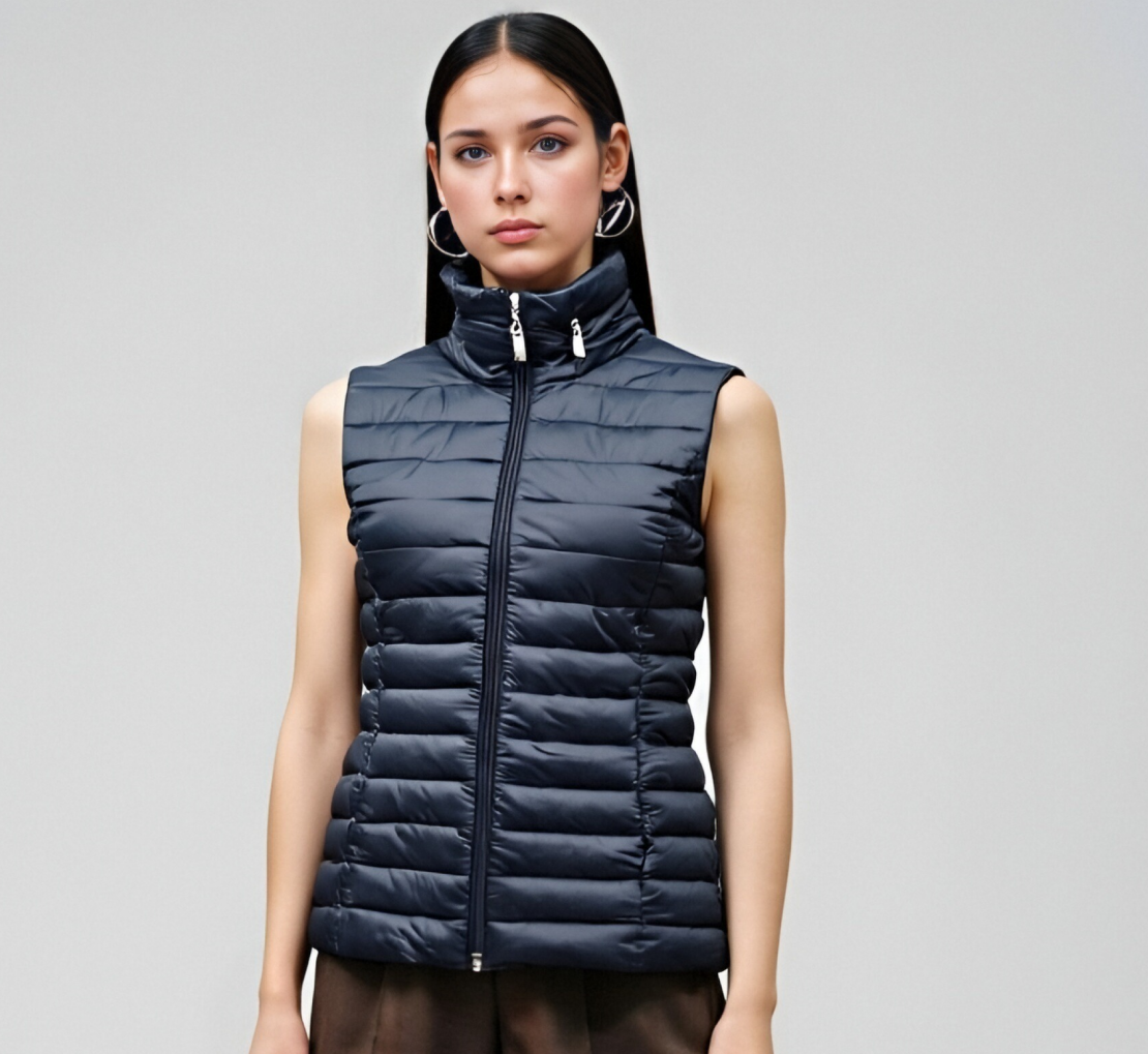 Women's Black Padded Vest