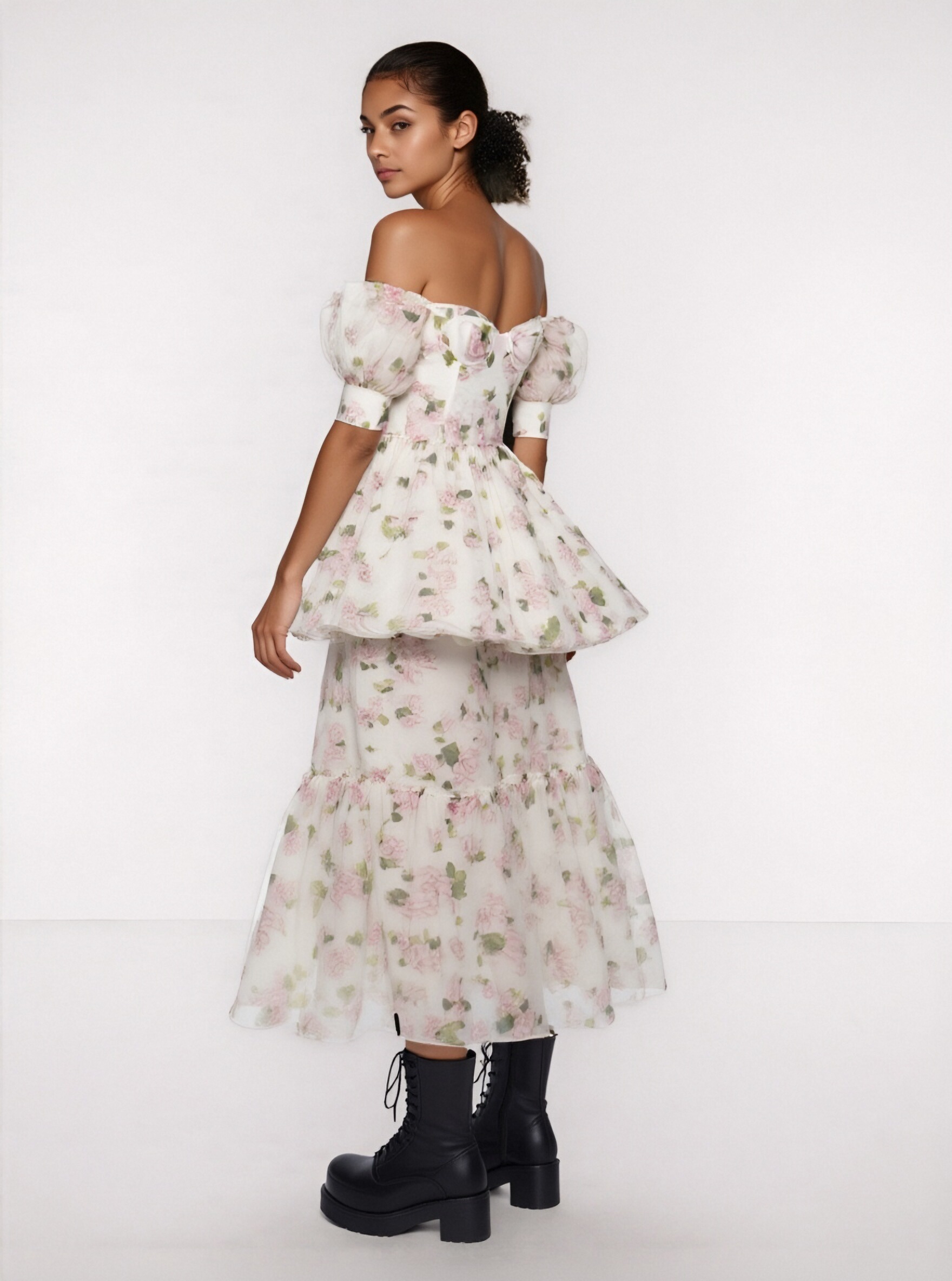 Floral Print Maxi Dress