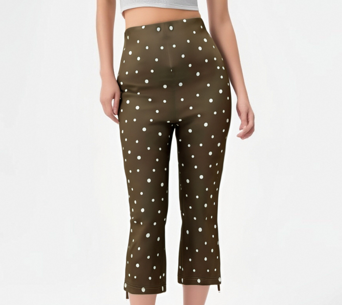 Brown Polka Dot Pants
