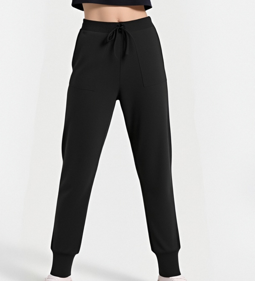 Black Jogger Sweatpants
