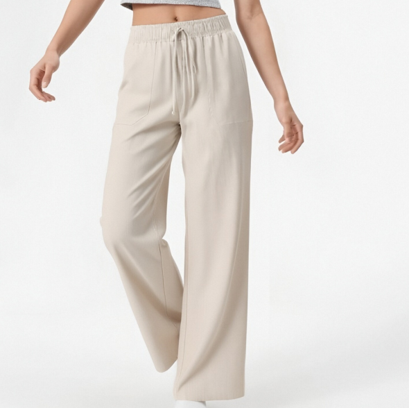 Women's Wide Leg Linen Pants