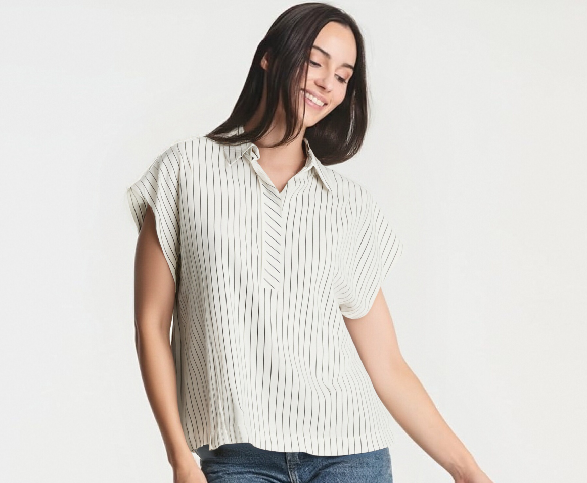 Striped Short Sleeve Shirt