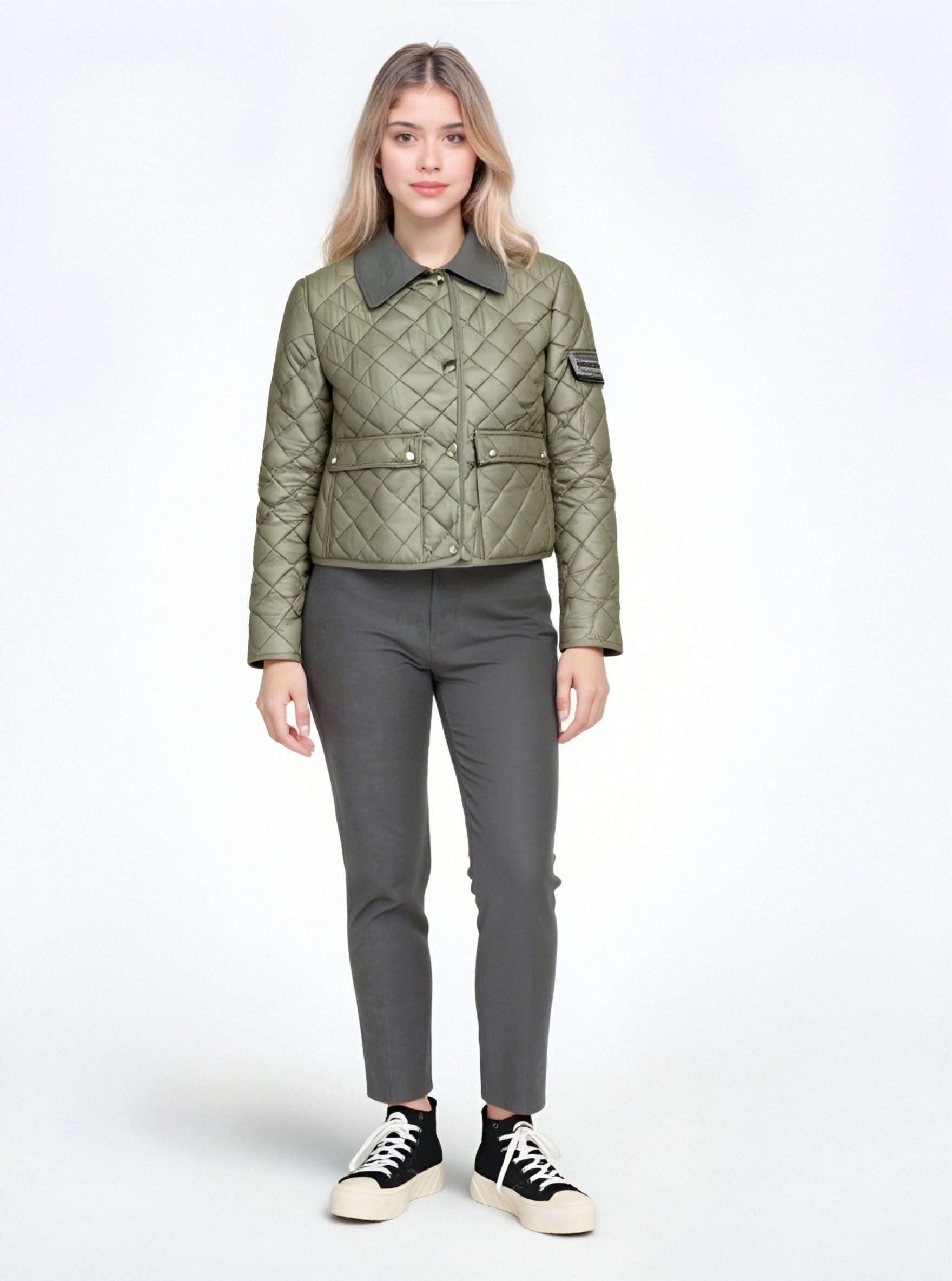 Quilted Khaki Jacket