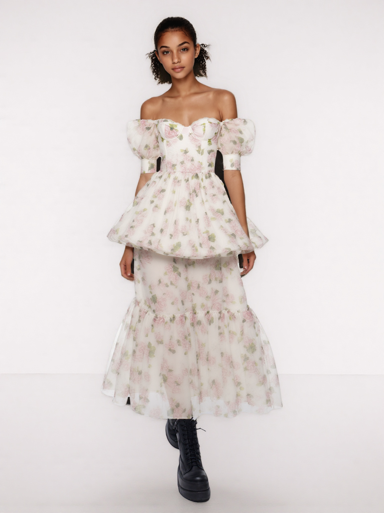 Floral Print Maxi Dress