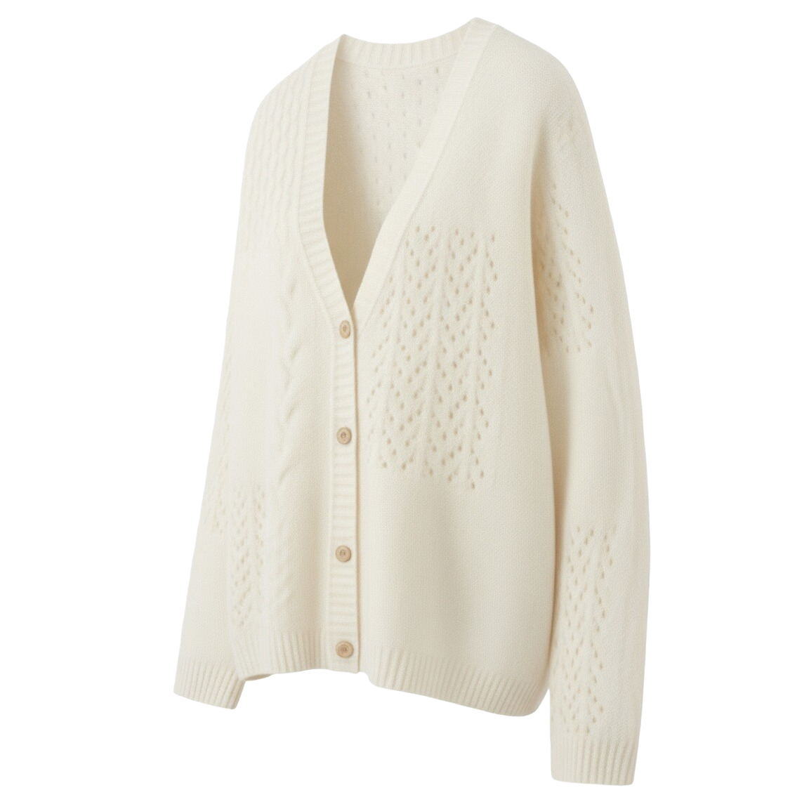 Cream Knit Cardigan